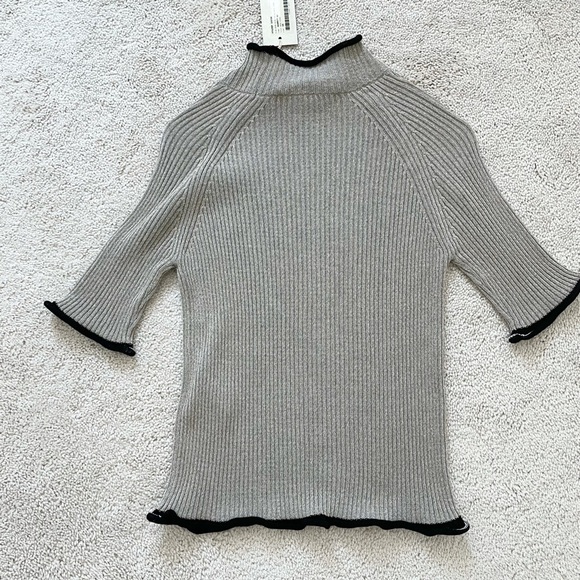 Golden Goose Alta metallic high neck knit top xs - Picture 3 of 6